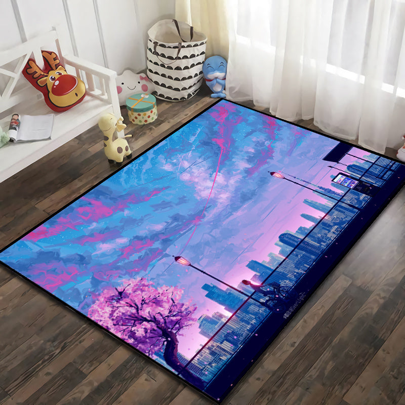 Japanese Cartoon Anime Carpet Bedroom Bedside