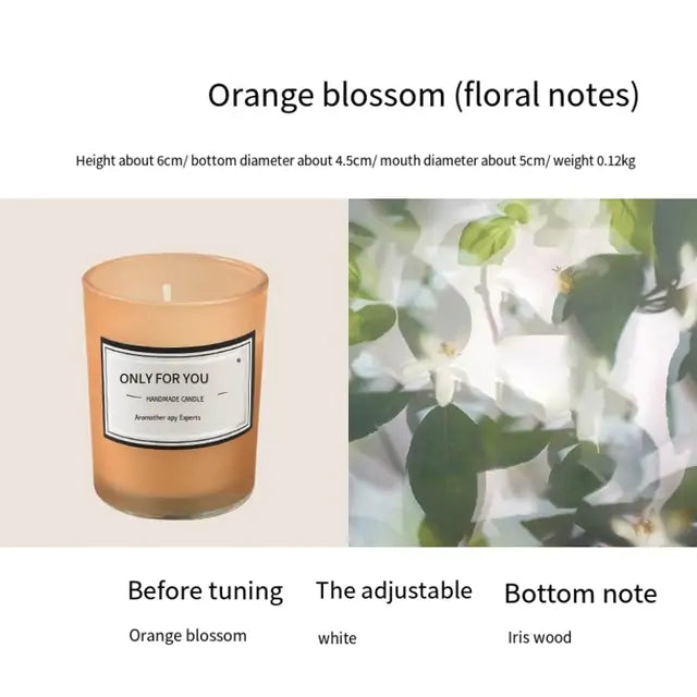Floral Aromatherapy Smokeless Candle