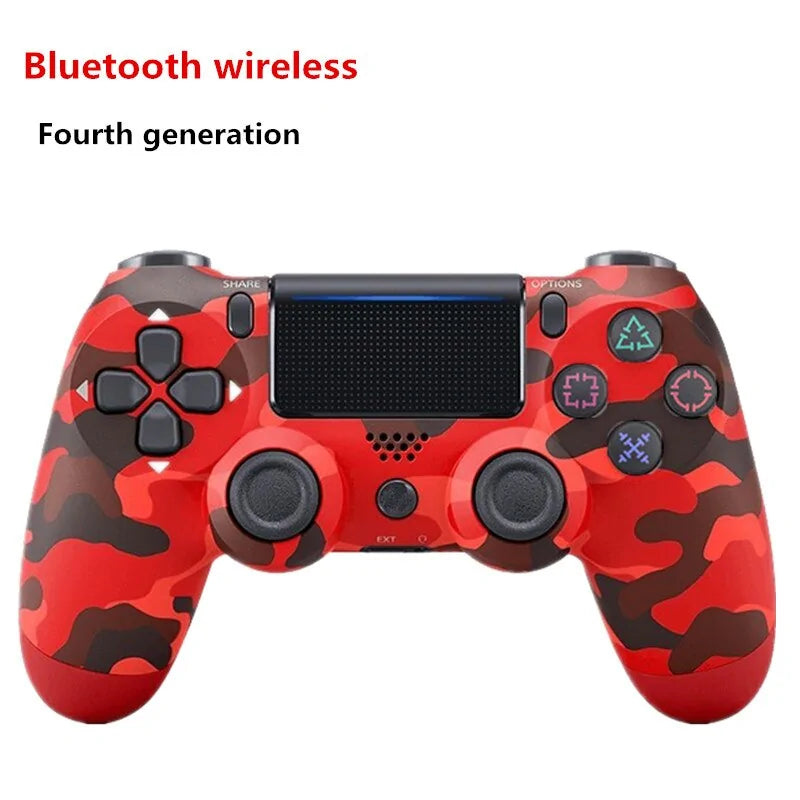 Bluetooth/Wired Dual Vibration Gamepad for PS4 & PS3
