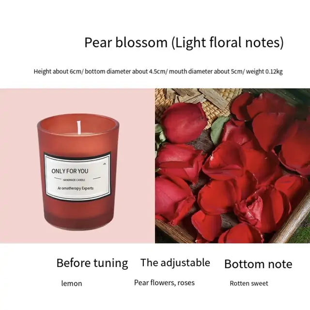 Floral Aromatherapy Smokeless Candle