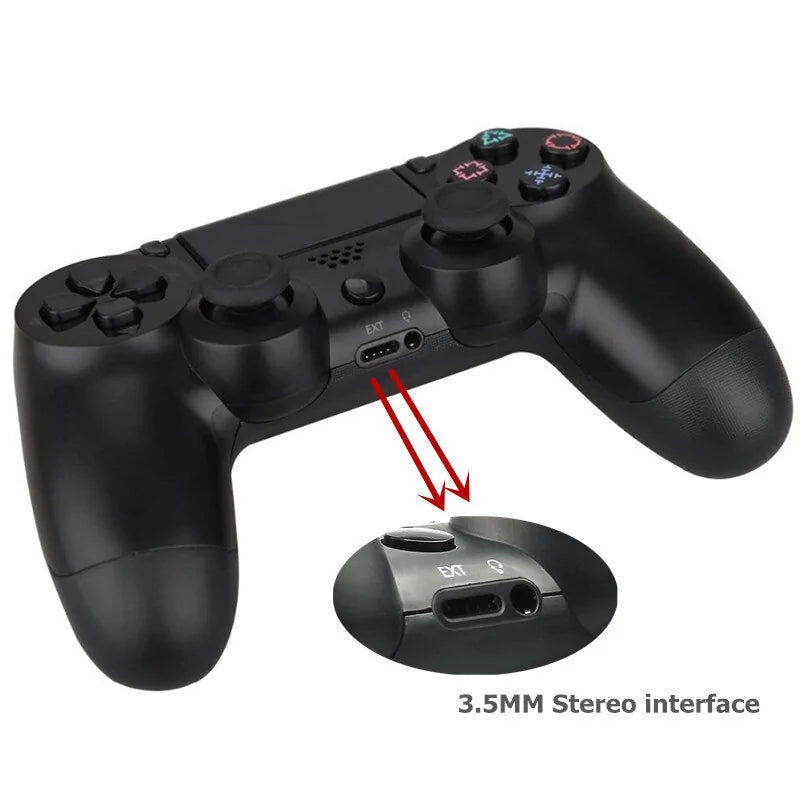 Bluetooth/Wired Dual Vibration Gamepad for PS4 & PS3