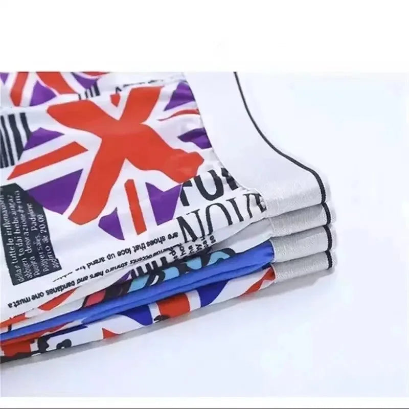 10Pcs/Men's Underwear Cartoon Shorts Fun Anime