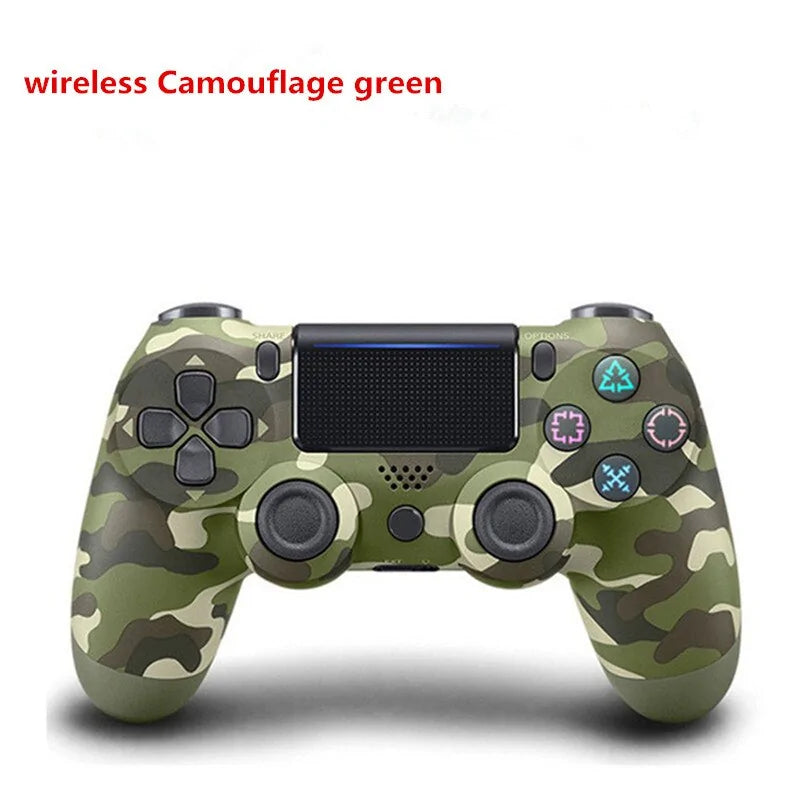 Bluetooth/Wired Dual Vibration Gamepad for PS4 & PS3