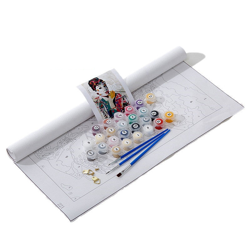 Digital Oil Painting Decoration DIY Anime