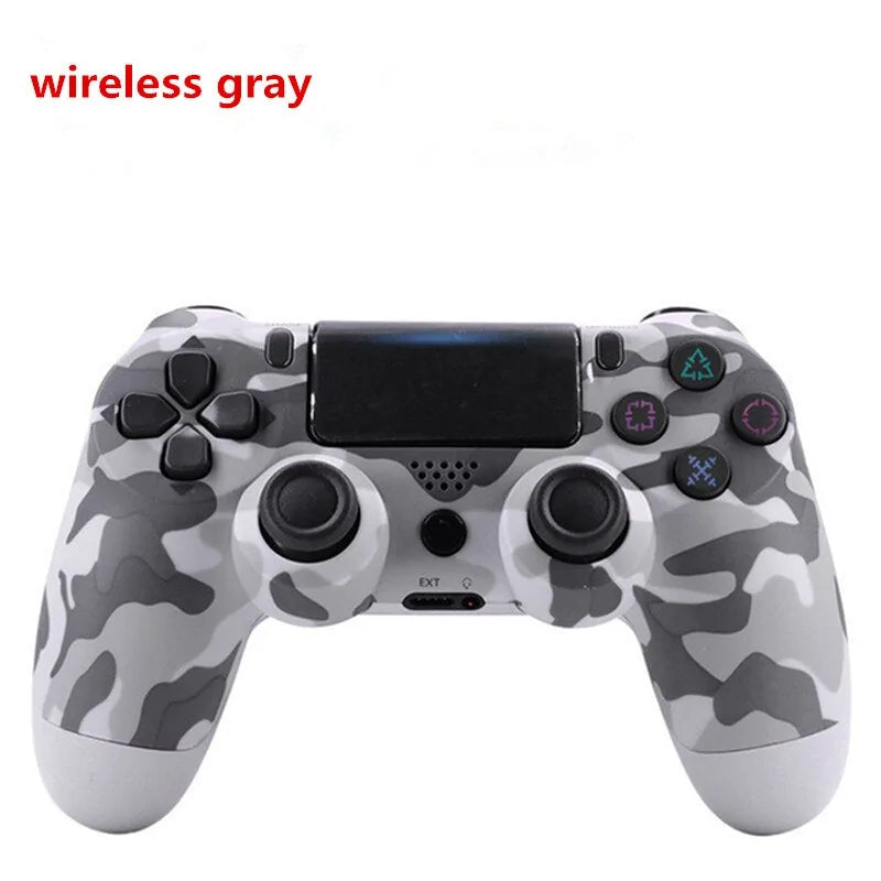 Bluetooth/Wired Dual Vibration Gamepad for PS4 & PS3