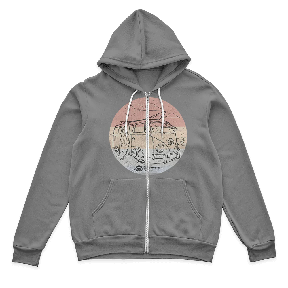 Kombi Camping Zip Hoodie