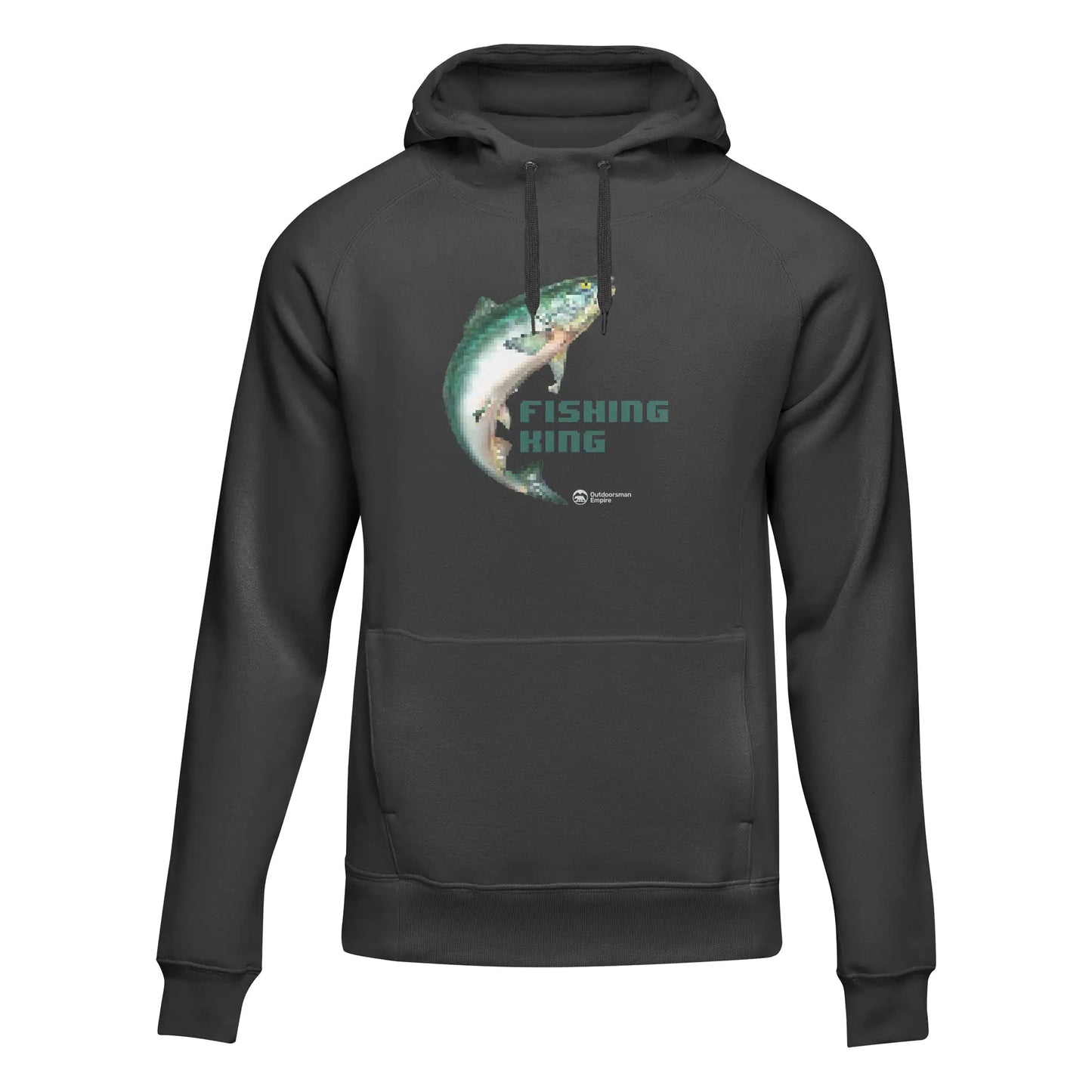 Fishing Pixelated Unisex Hoodie