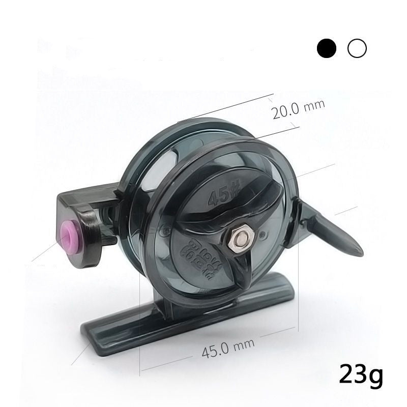 Ice Fishing Reel Winter Fishing Reel With Force-relieving Small Plastic