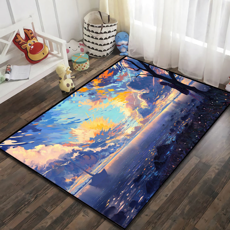 Japanese Cartoon Anime Carpet Bedroom Bedside