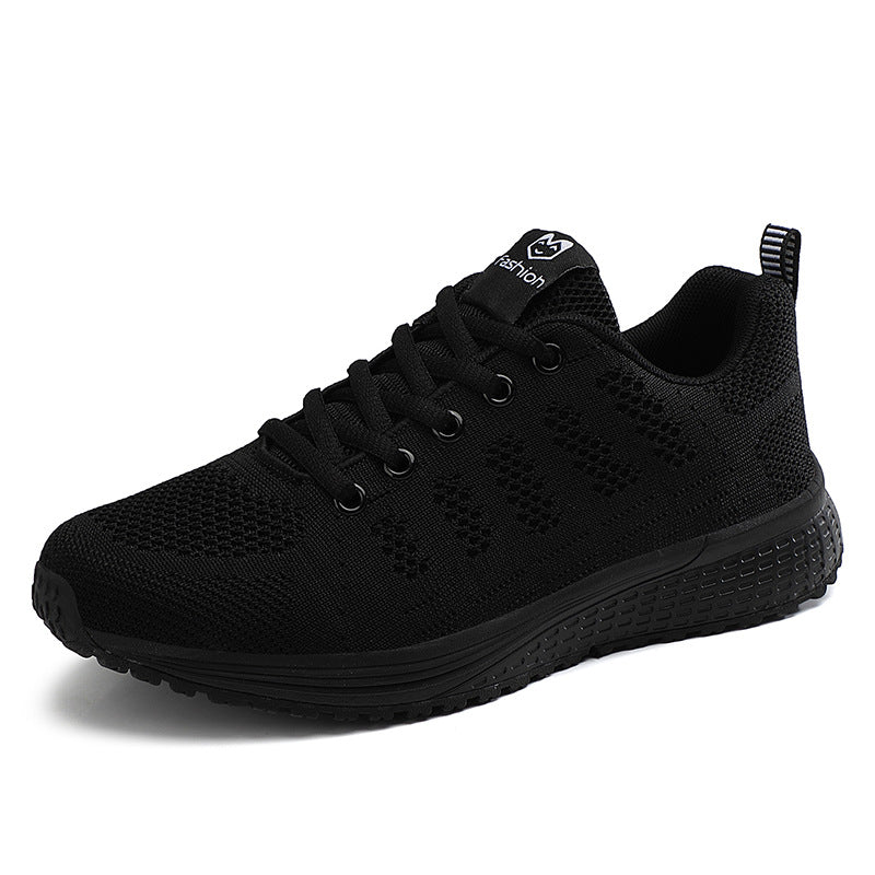 Women's Hollow-out Summer Black Sports Casual Shoes