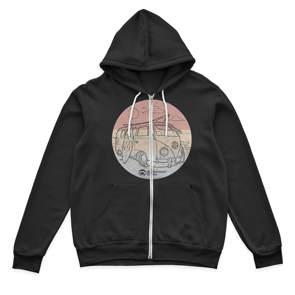 Kombi Camping Zip Hoodie