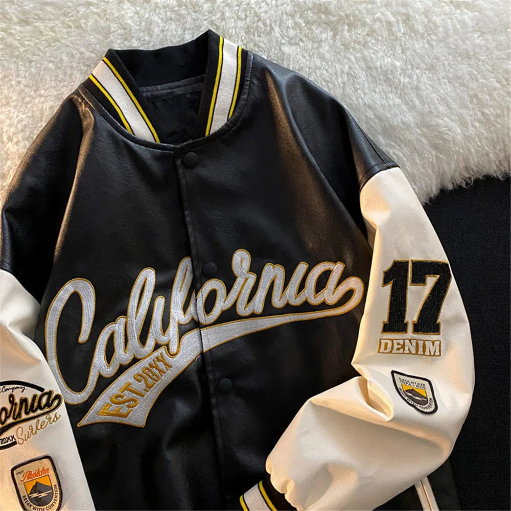 Vintage-Inspired Jackets With Classic Letter Embroidery