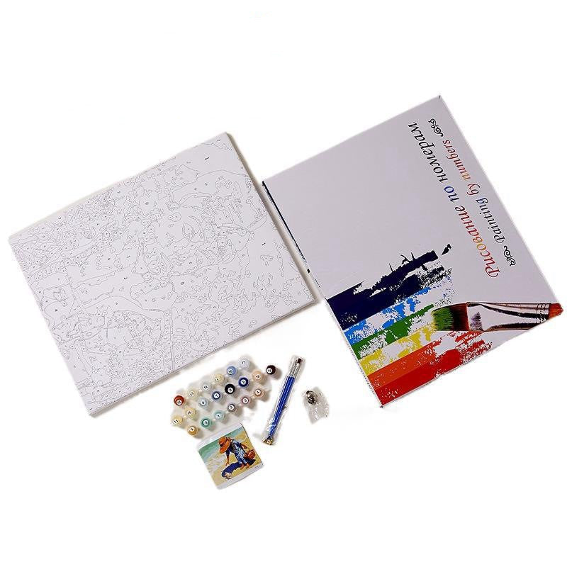 Digital Oil Painting Decoration DIY Anime