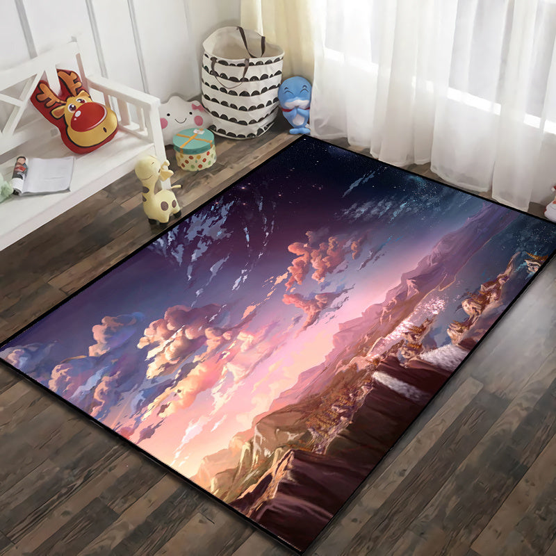 Japanese Cartoon Anime Carpet Bedroom Bedside
