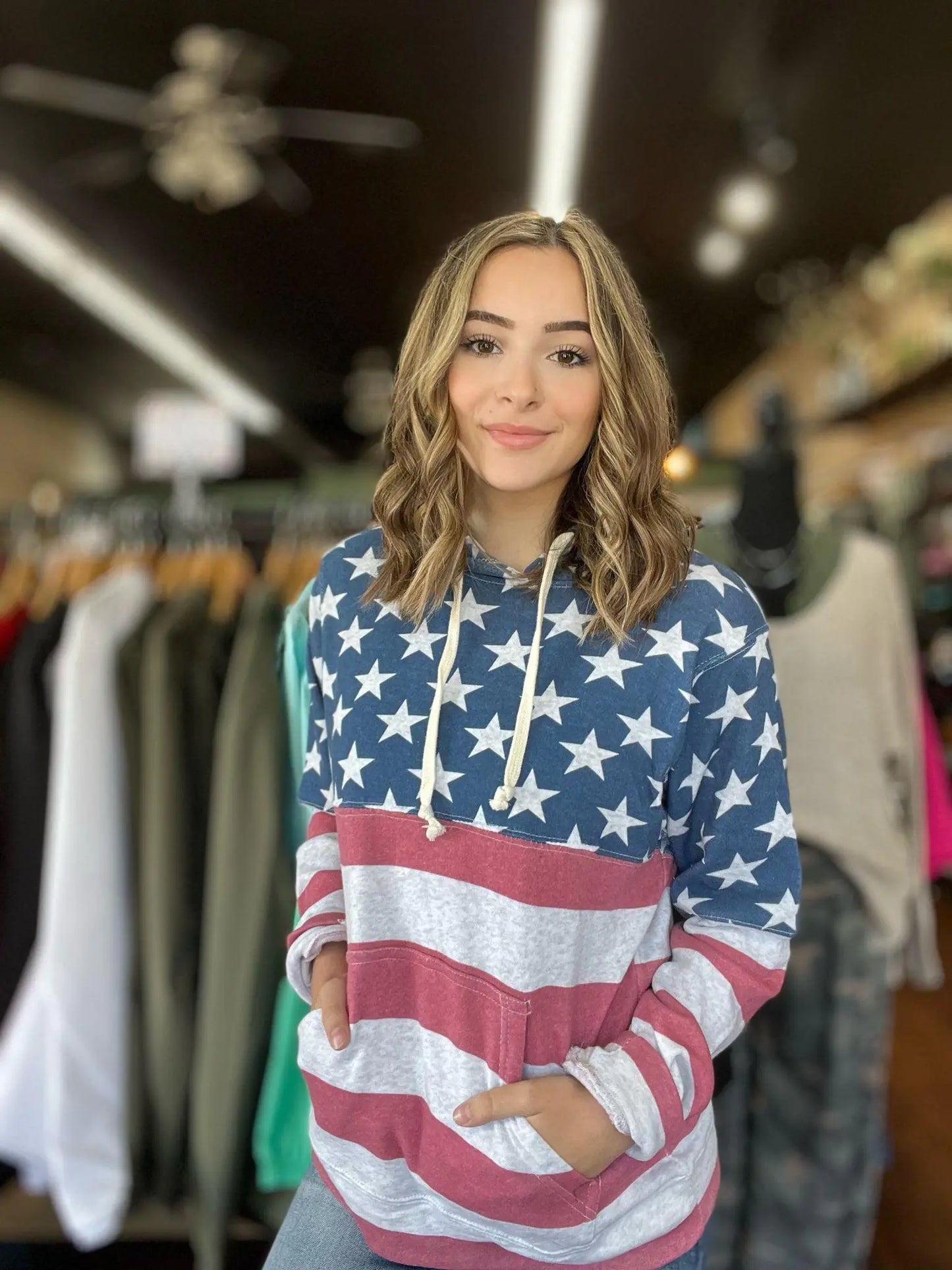 American Flag Hoodie