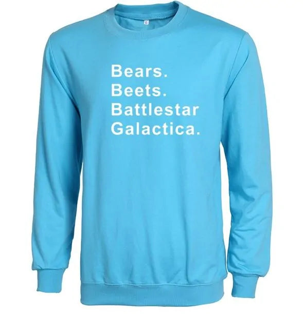 Bears Beets Battlestar Galactica Sweatshirts