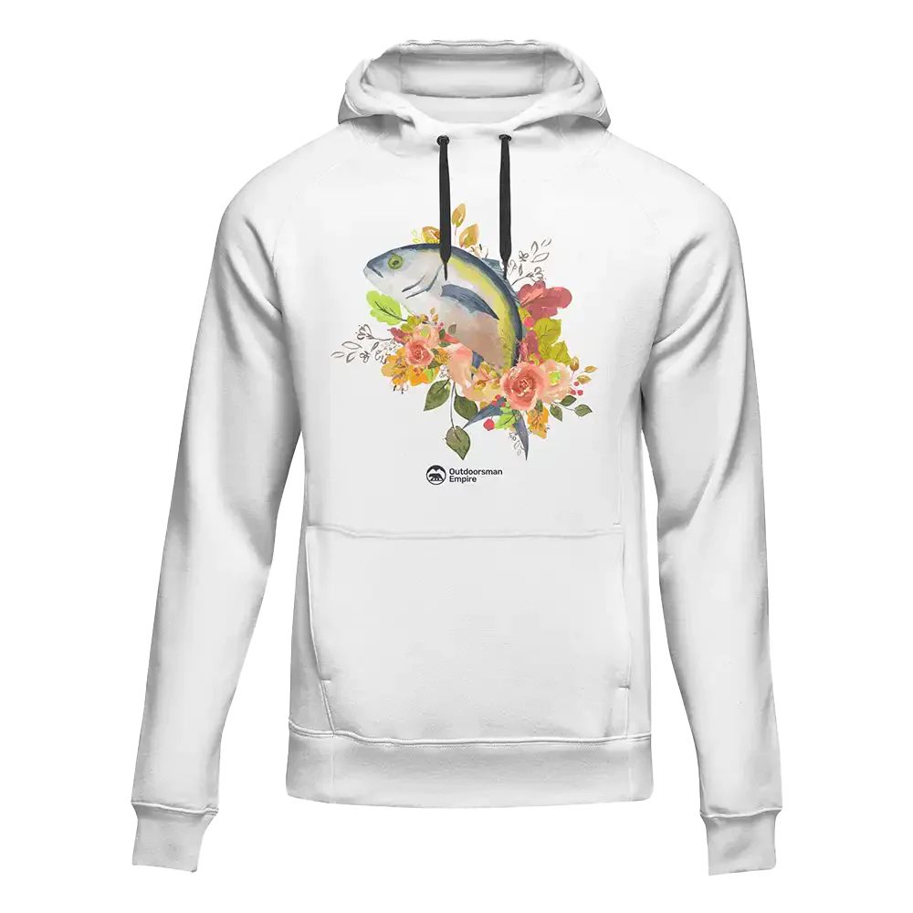 Fishing Flower' Unisex Hoodie