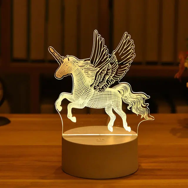 3D Led Night Light Model Toys