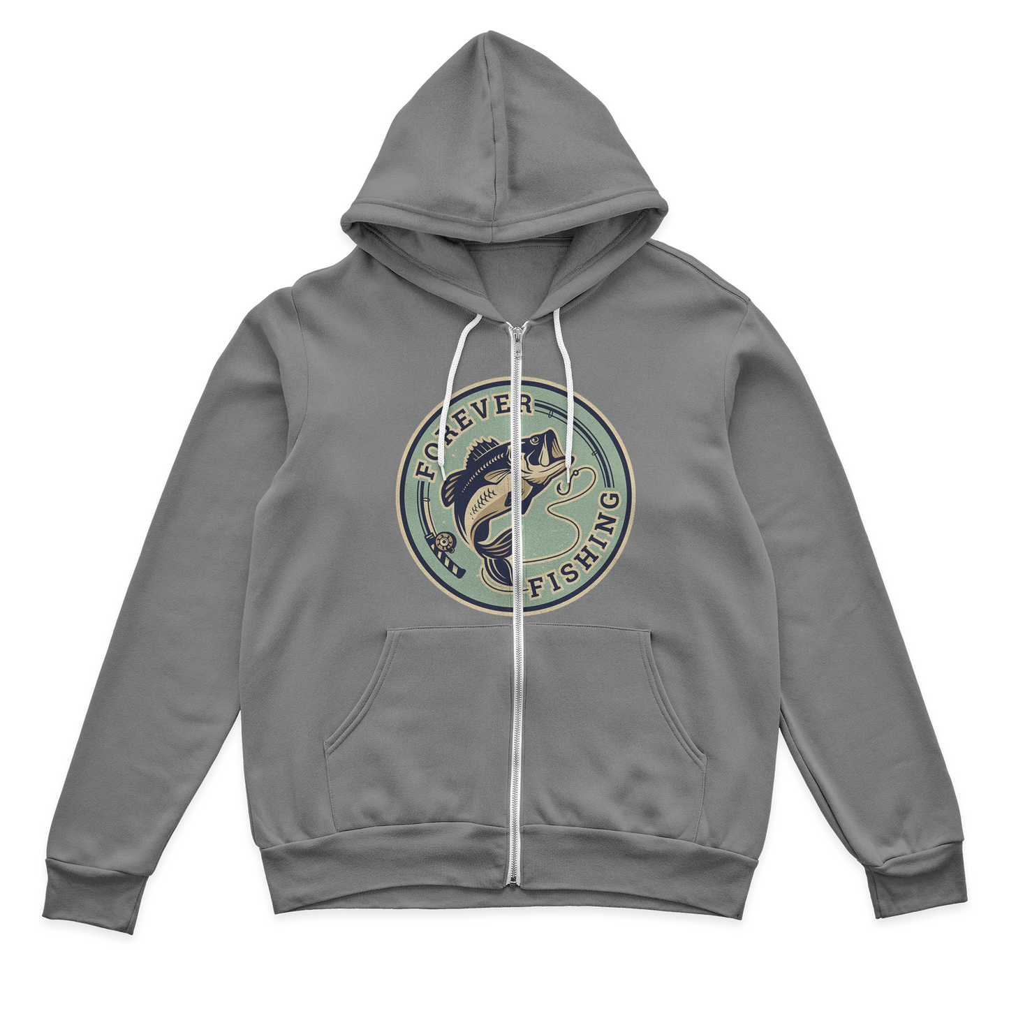 Forever Fishing Zip Hoodie