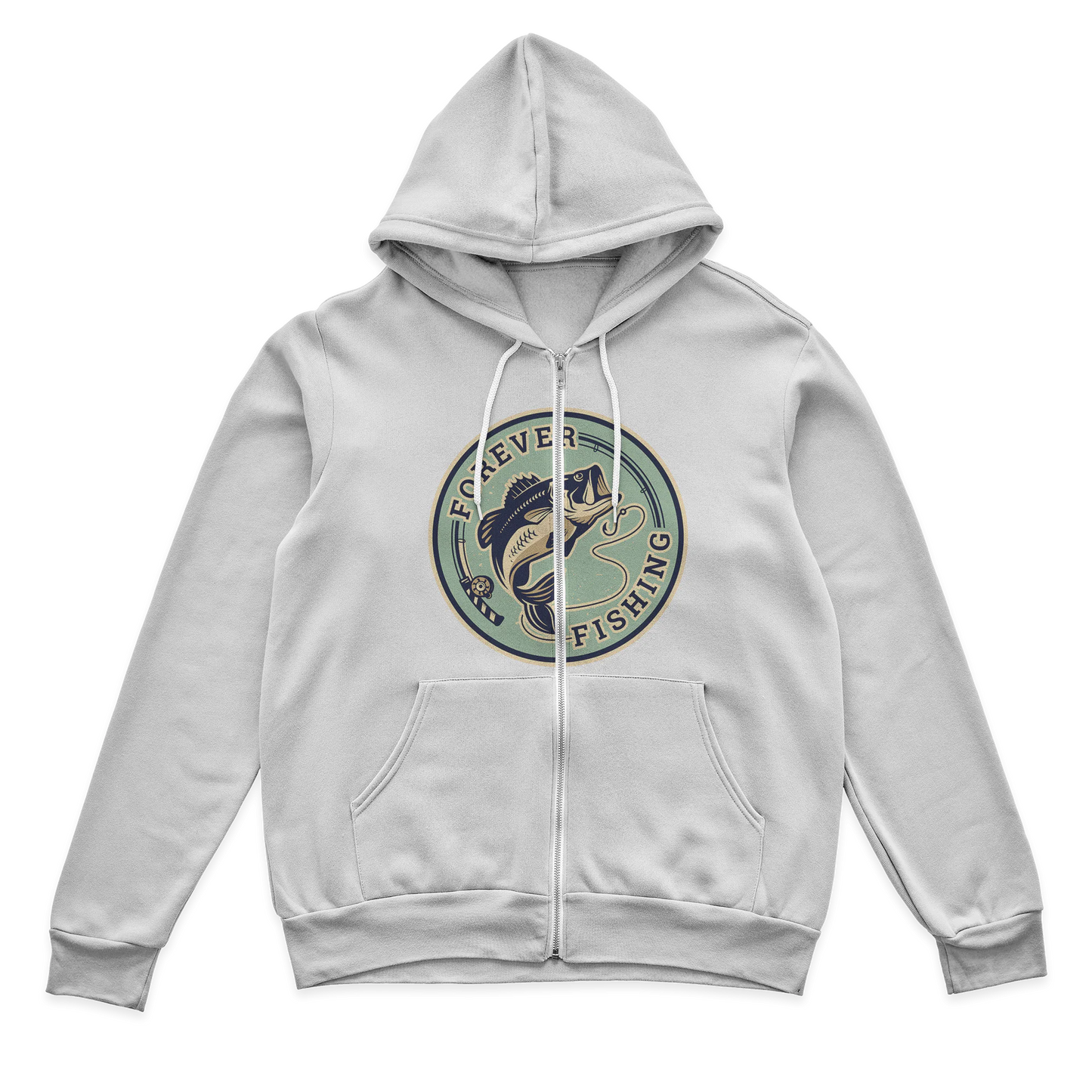 Forever Fishing Zip Hoodie