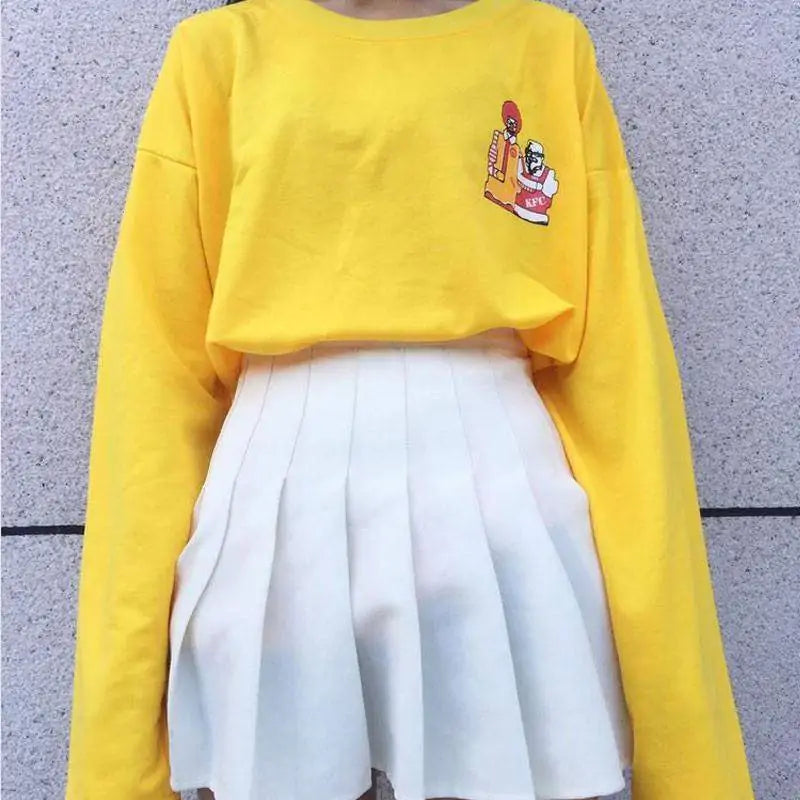 Oversized Yellow Sweater