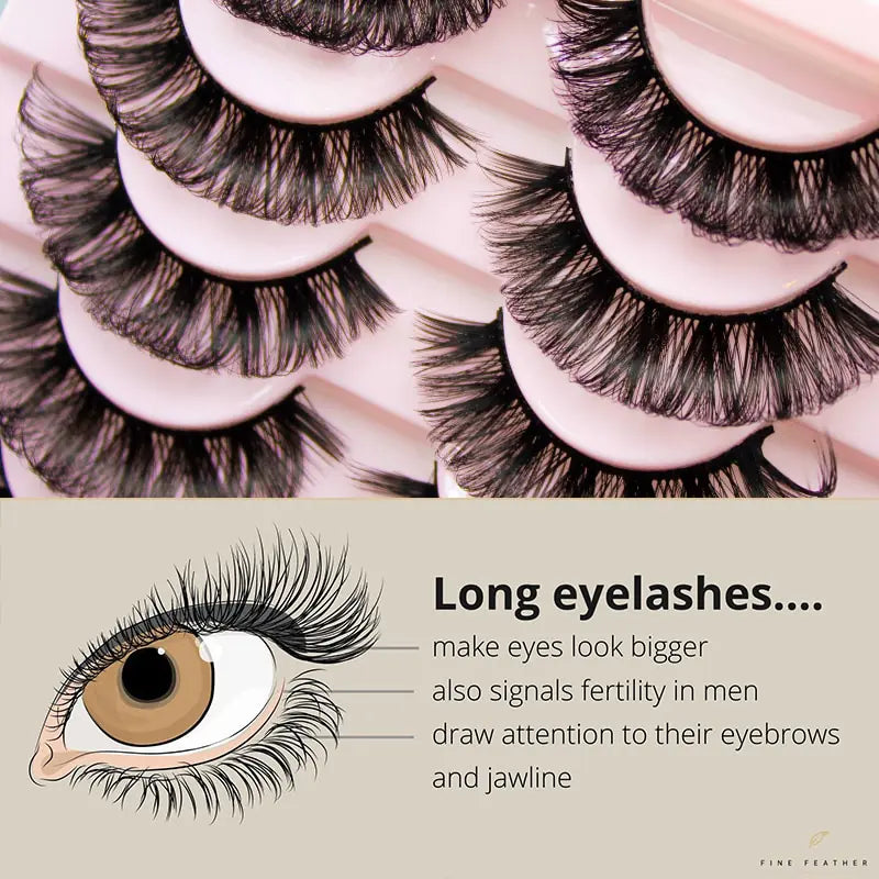 Strip Lashes Fluffy Mink