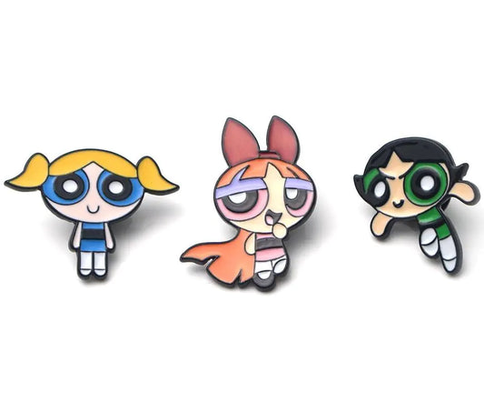 Powerpuff Girls Metal Pin