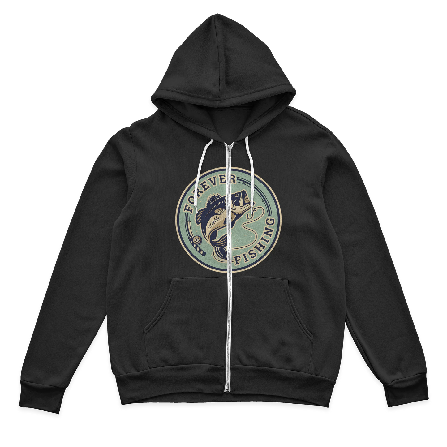 Forever Fishing Zip Hoodie