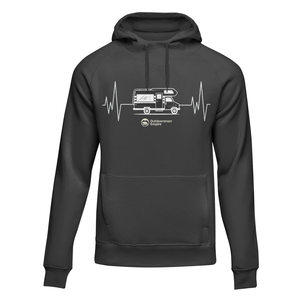 Camping Cardiogram Unisex Hoodie