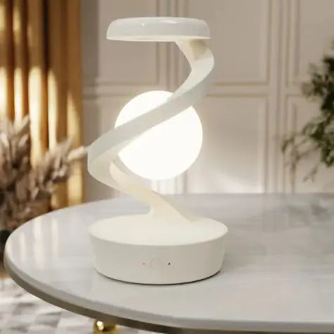 Rotating Moon Desk Lamp with Wireless Charging & Sensor Control