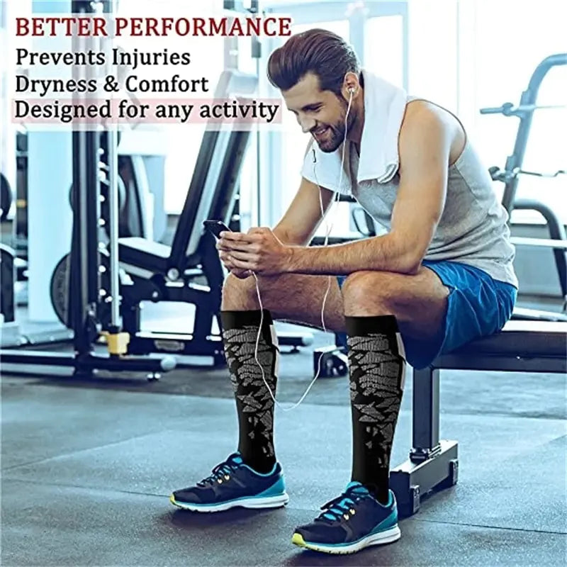 Graduated Compression Sports Recovery Socks