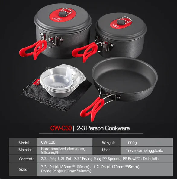 Portable Outdoor Cookware Set