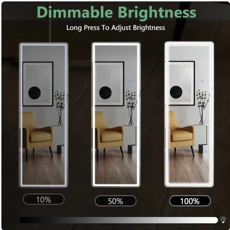 3-Color LED Lighted Mirror