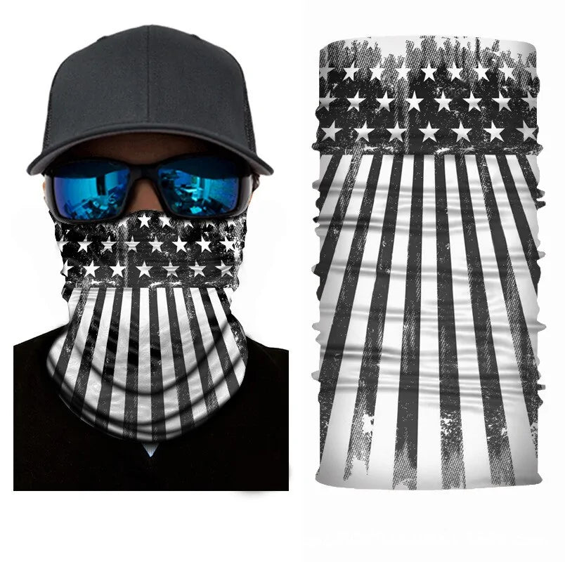 Flag Face Bandana: Multi-functional Outdoor Accessory for Men