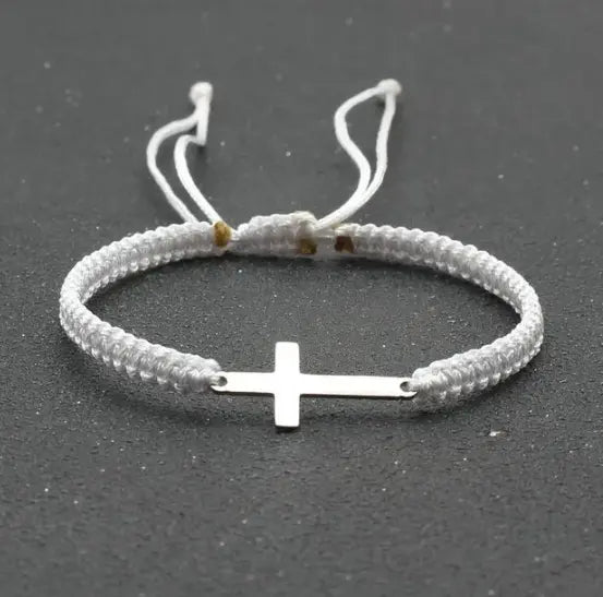 Rope Cross Bracelet