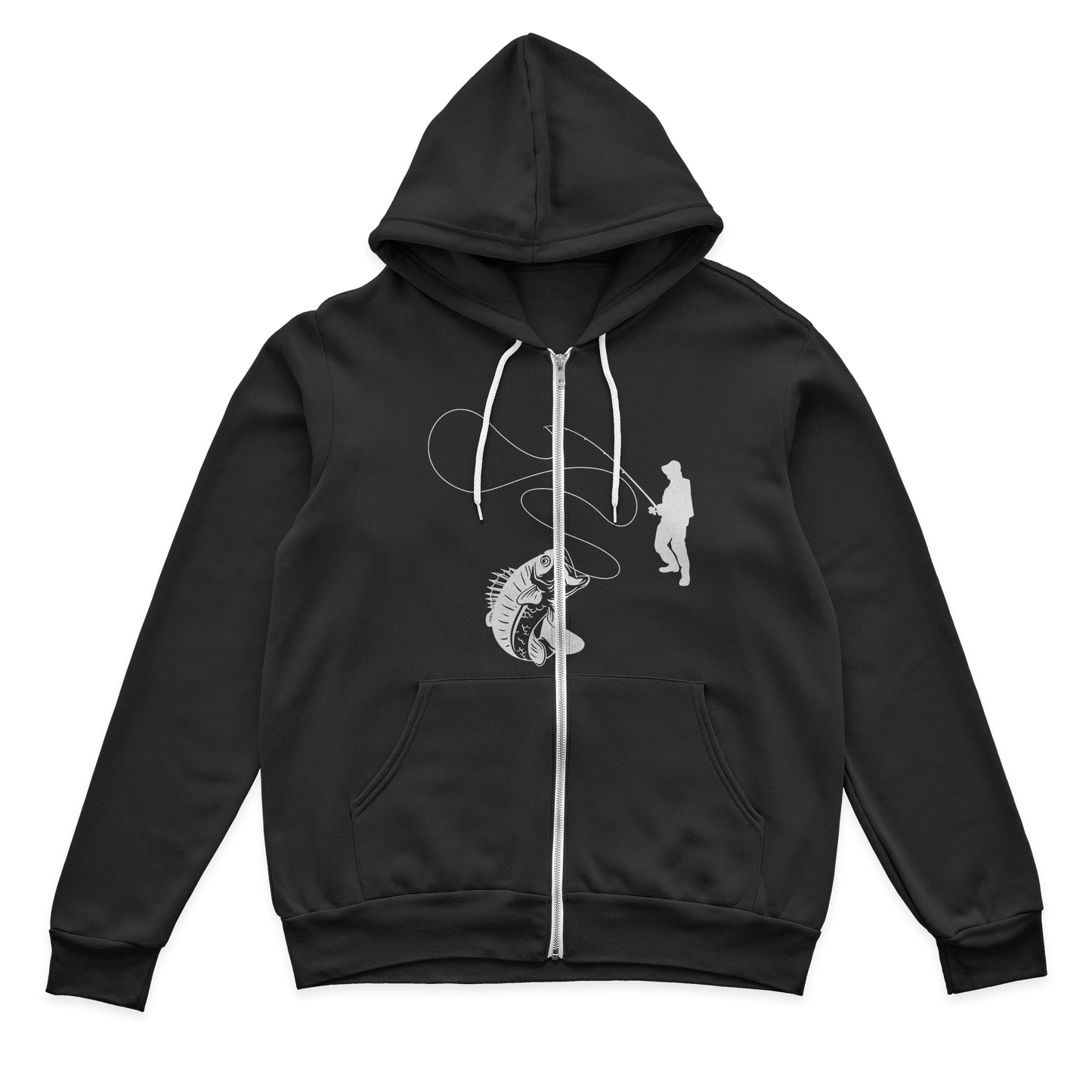 Fishing Lines Zip Hoodie