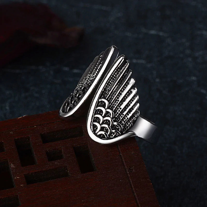 Vintage Angels Cemented Carbide Men's Ring