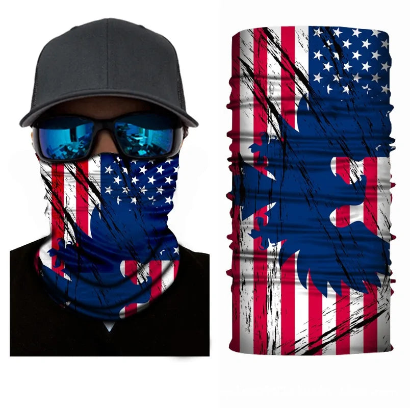 Flag Face Bandana: Multi-functional Outdoor Accessory for Men