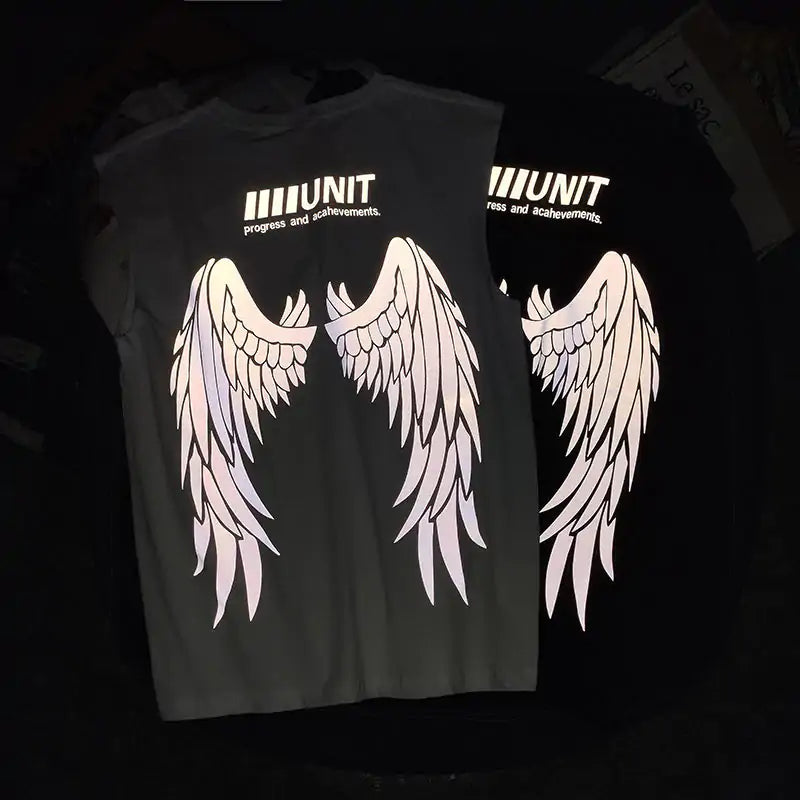 Cut Off Angel Wings Tee