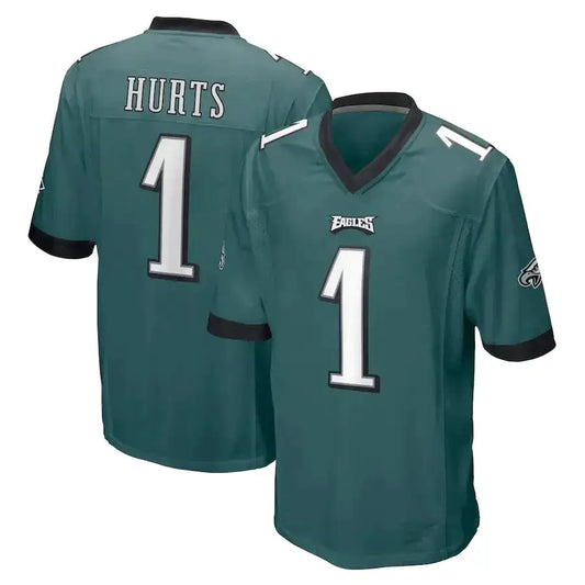 Men's Philadelphia Eagles Jalen Hurts Midnight Green Jersey