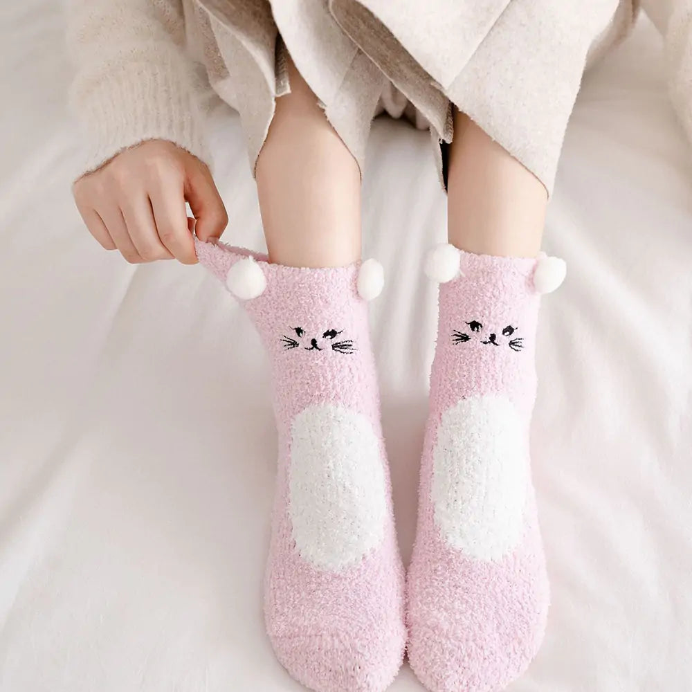 Women's  Fuzzy Socks Winter Warm Fleece