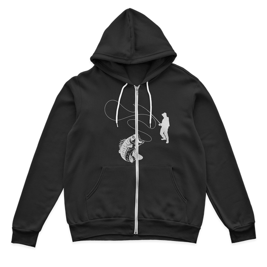 Fishing Lines Zip Hoodie