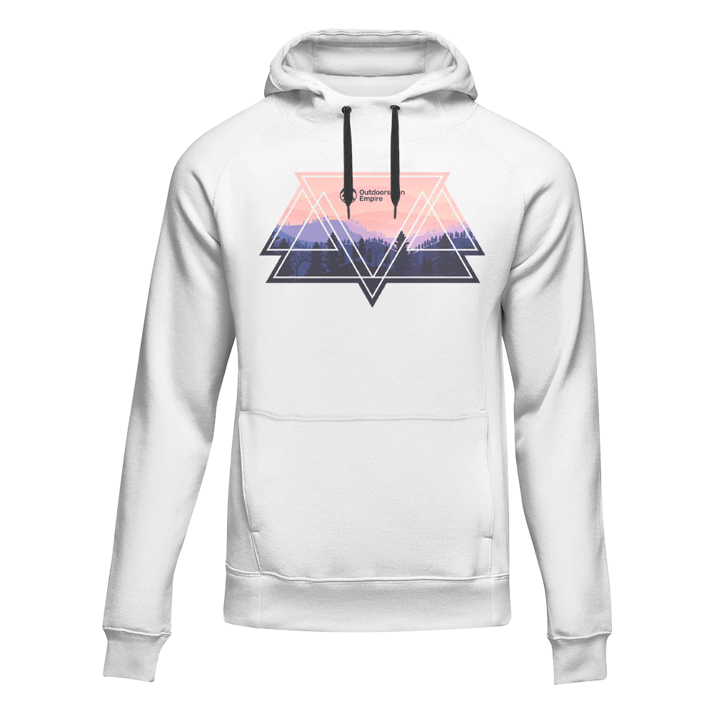 Camping Triangles Unisex Hoodie