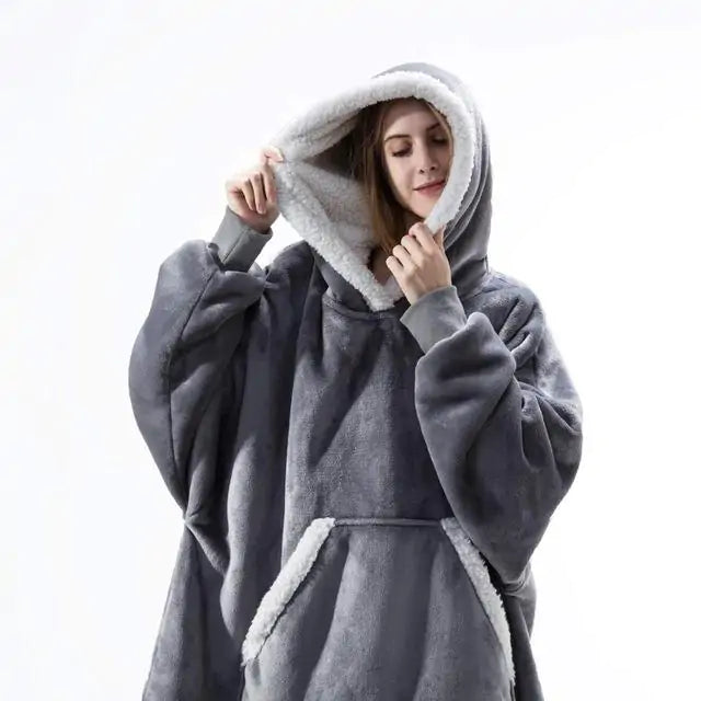 Comfy Oversized Blanket-Hoodie