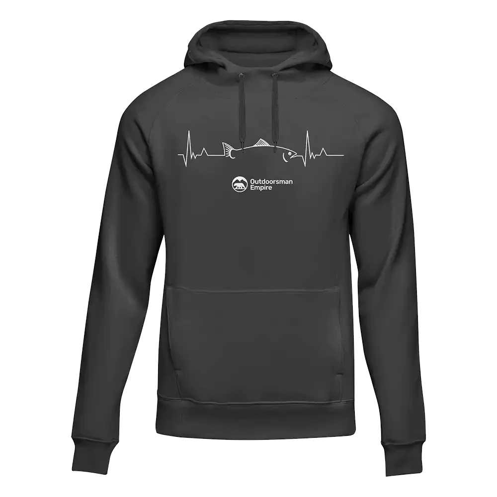 Fishing Cardiogram Unisex Hoodie