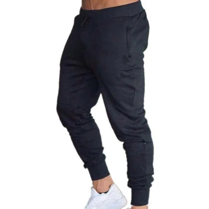 Men's Fitness Muscle Gray Jogging Pants