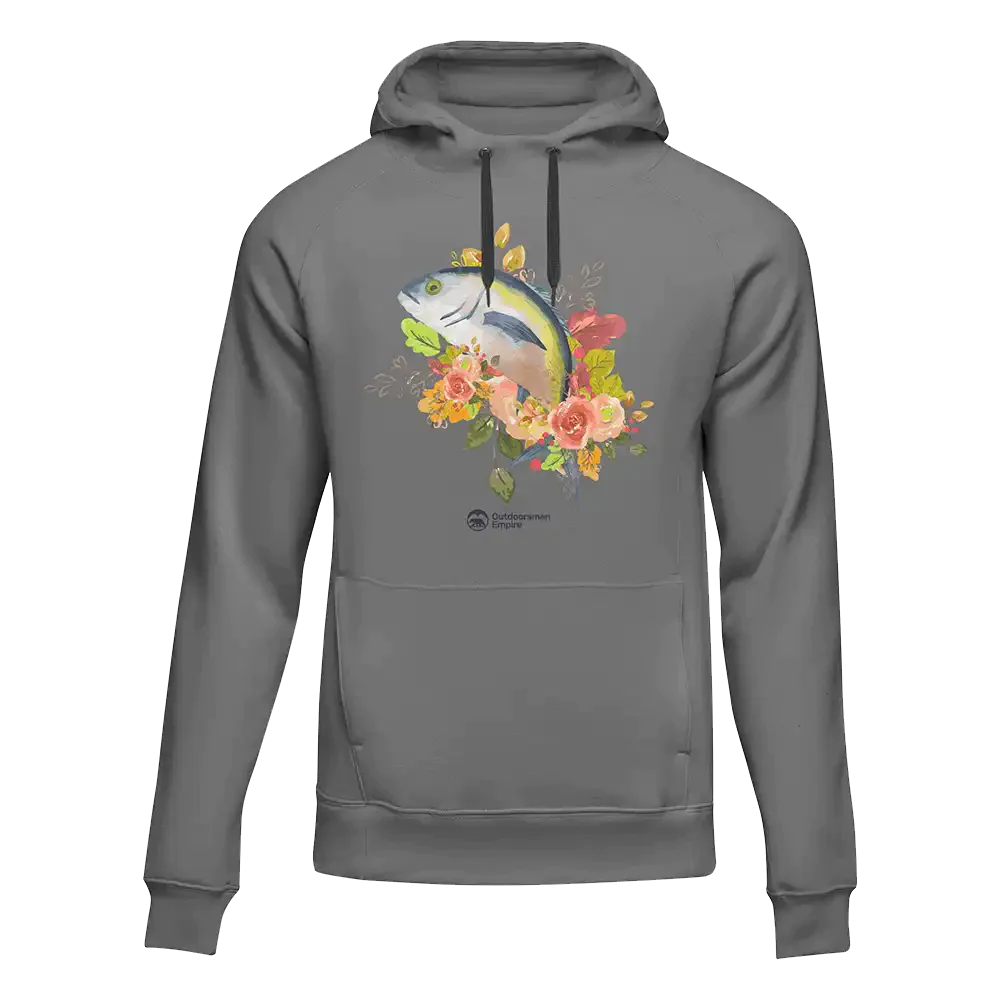 Fishing Flower' Unisex Hoodie