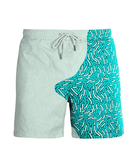 Magical Change Color Men's Beach Shorts