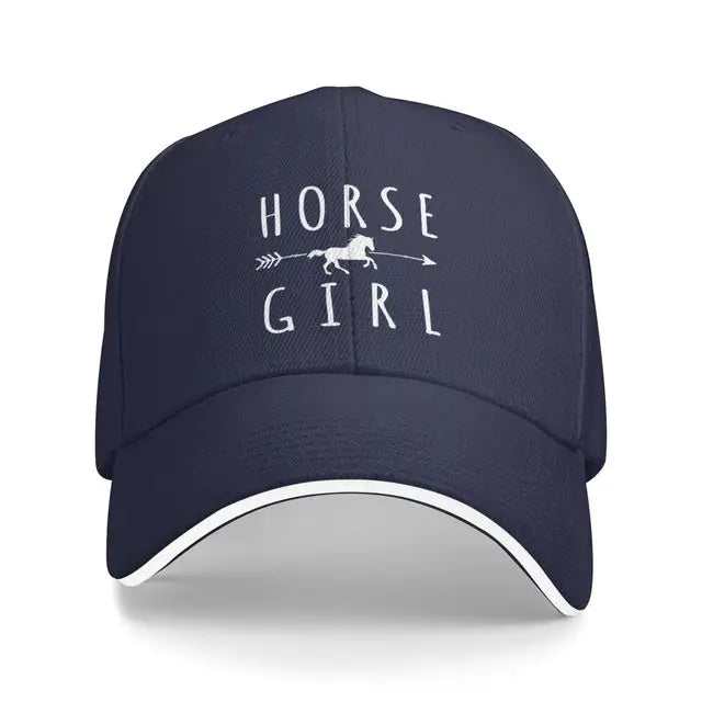 Horse Girl Riders Racer Cap