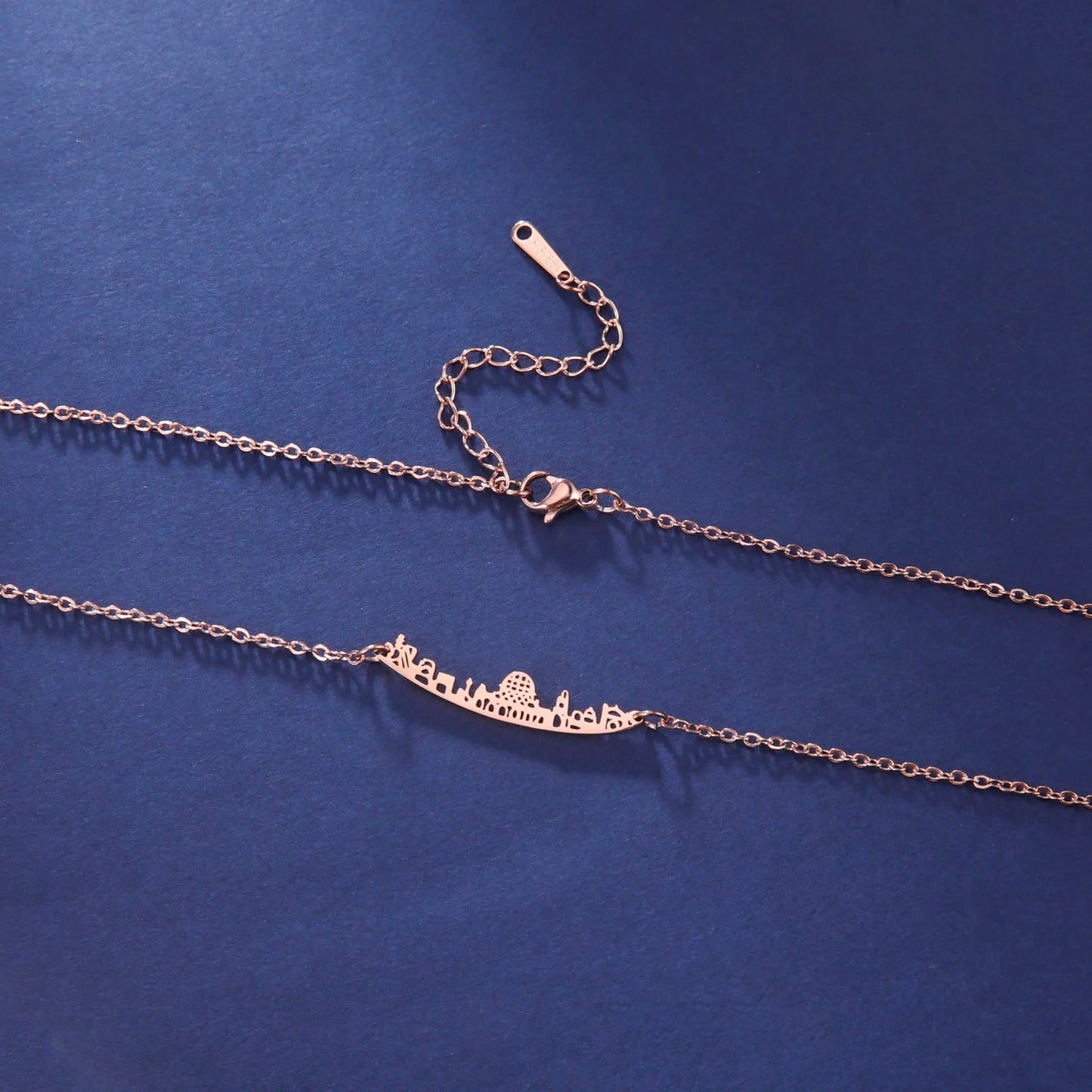 Jerusalem City Landmark Pendant Necklace